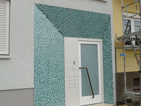 Mosaikfließen auf WDVS